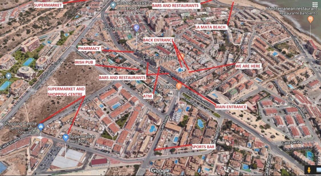 Apartment With Pool & Balcony Less Than 10Min Walk To La Mata Beach! Torrevieja Exteriör bild